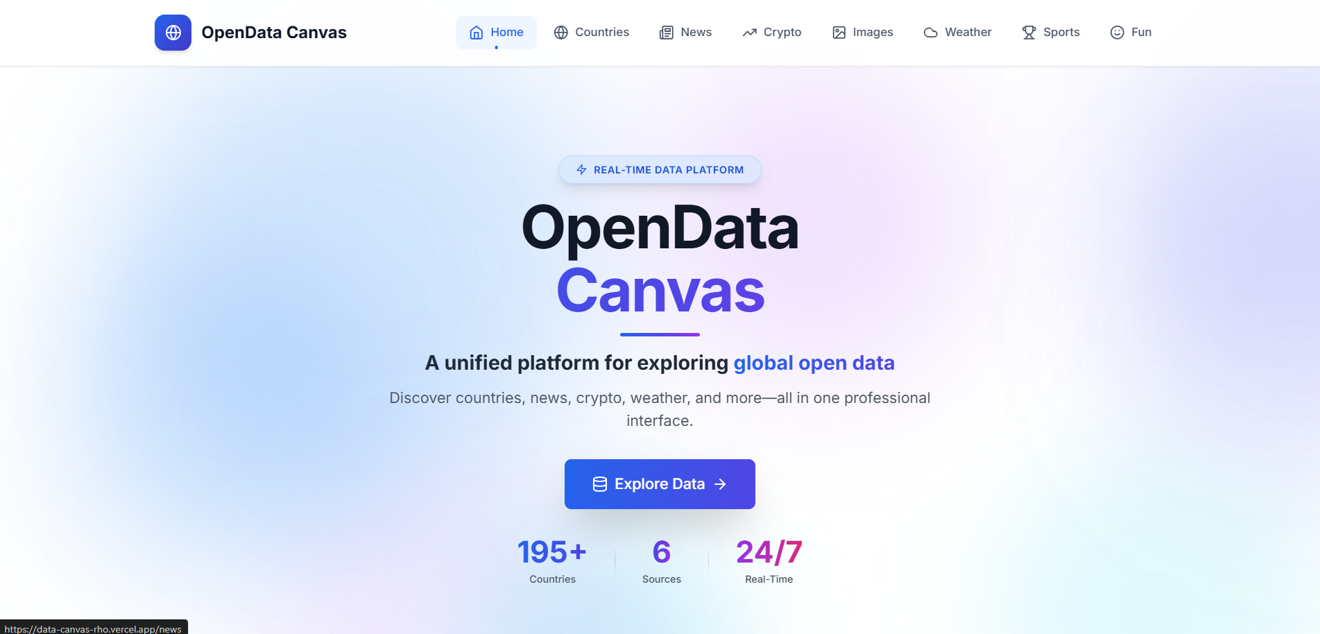 OpenData Canvas